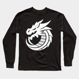 White Dragon Long Sleeve T-Shirt